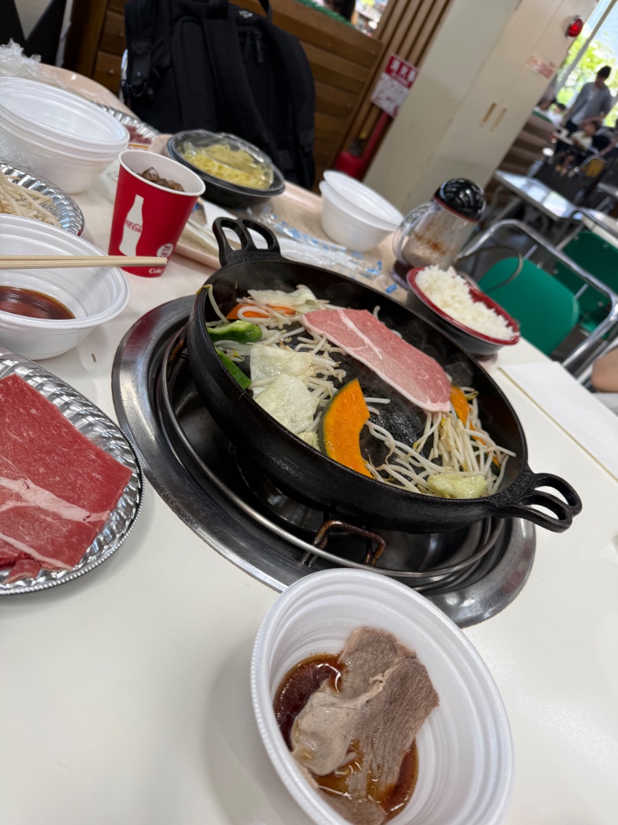 ジンギスカン美味しいよ