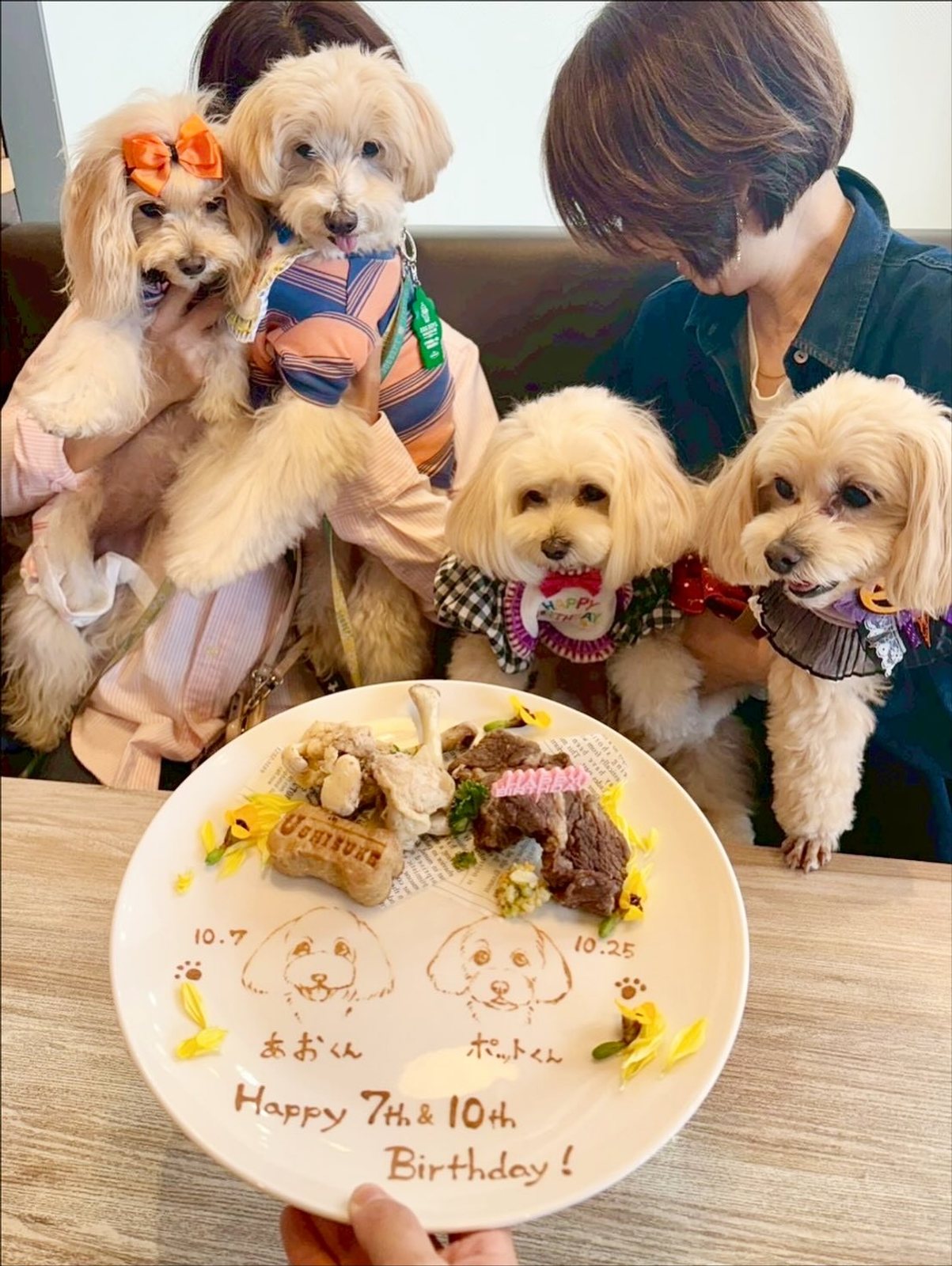先日仲良しのお友達と一緒にお誕生日会🎉を…