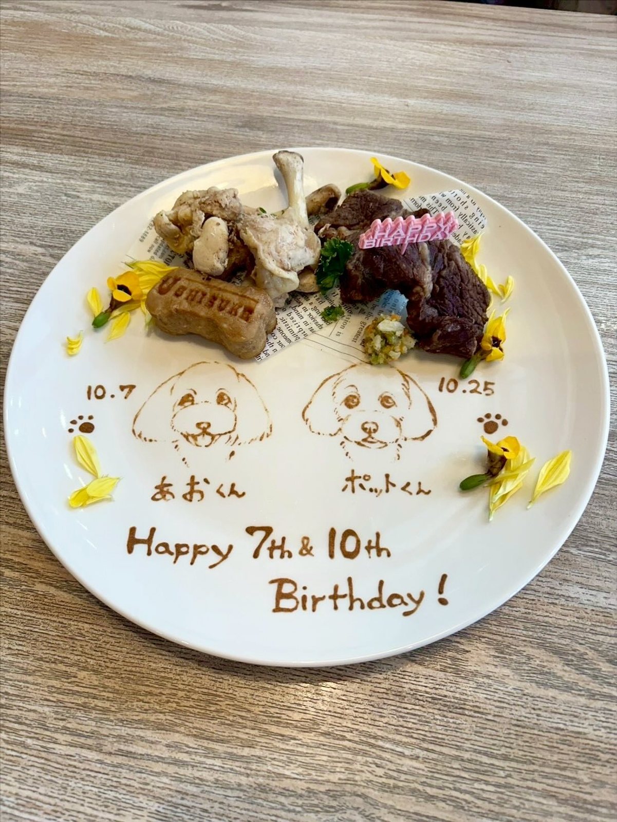 先日仲良しのお友達と一緒にお誕生日会🎉を…