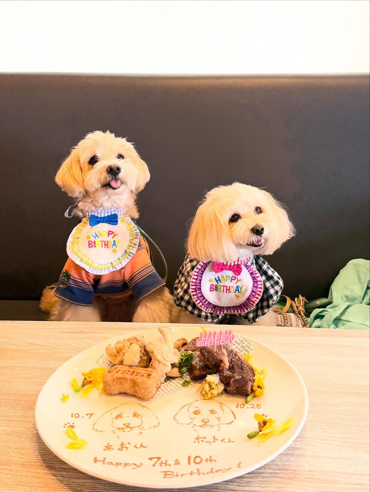 先日仲良しのお友達と一緒にお誕生日会🎉を…
